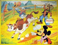 Walt Disney's DONALD DUCK PUZZLE © 1950s Jaymar WDP